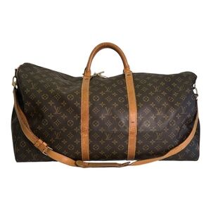 LOUIS VUITTON VINTAGE KEEPALL 60 BANDOULIÈRE